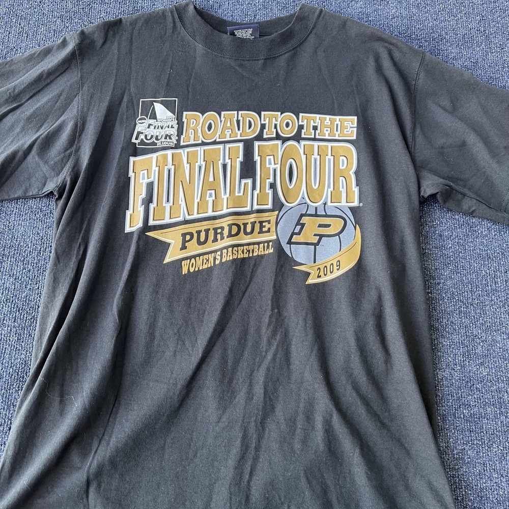 Purdue Final Four Shirt Womens Large 2009 NCAA Basketball Road Tee JanSport